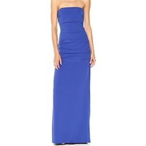 Nicole Miller Strapless Gown